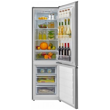 Midea Ψυγειοκαταψύκτης 270lt NoFrost Υ180xΠ54.5xΒ62.5εκ. Inox MDRB380FGE02A